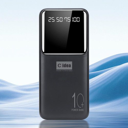 C Idea 10000mAh Cheap Long Standby Pøwerbank,dual USB & type-C output Portable Powerbank (Black) Item | Buy C Idea 10000mAh Cheap Long Standby Pøwerbank,dual USB & type-C output Portable Powerbank (Black) | SPOP Enterprise Global